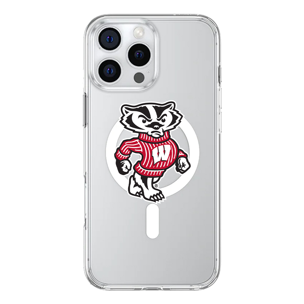 Wisconsin Badgers InvisiCase Logo iPhone Cases