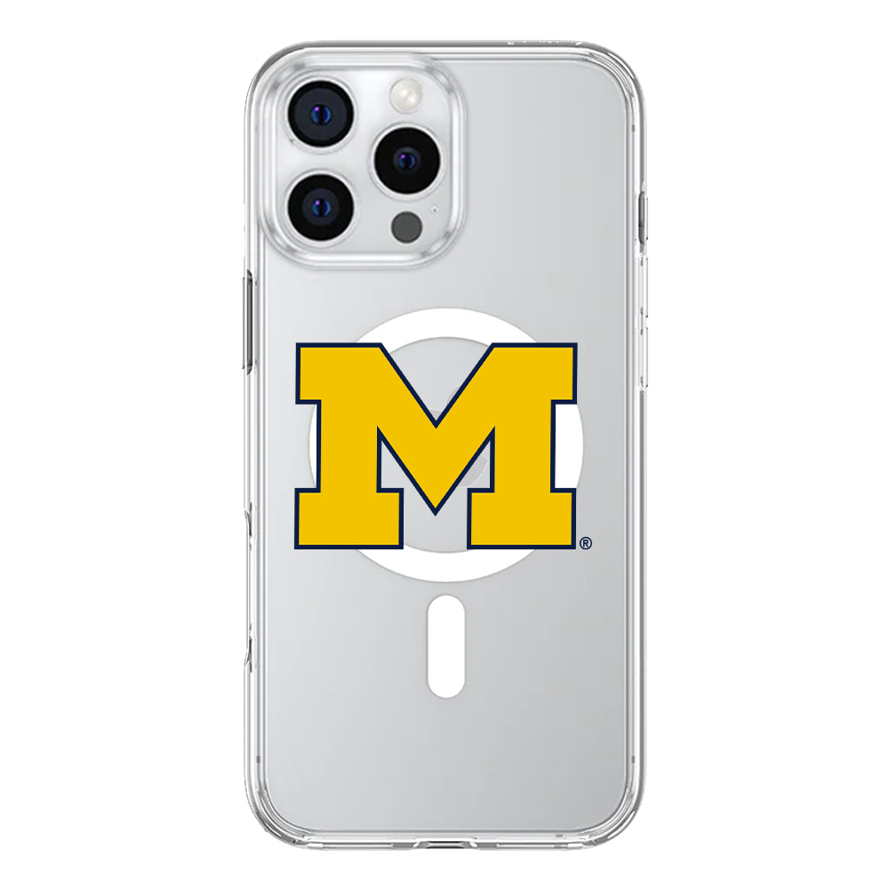 Michigan Wolverines InvisiCase Logo iPhone Cases