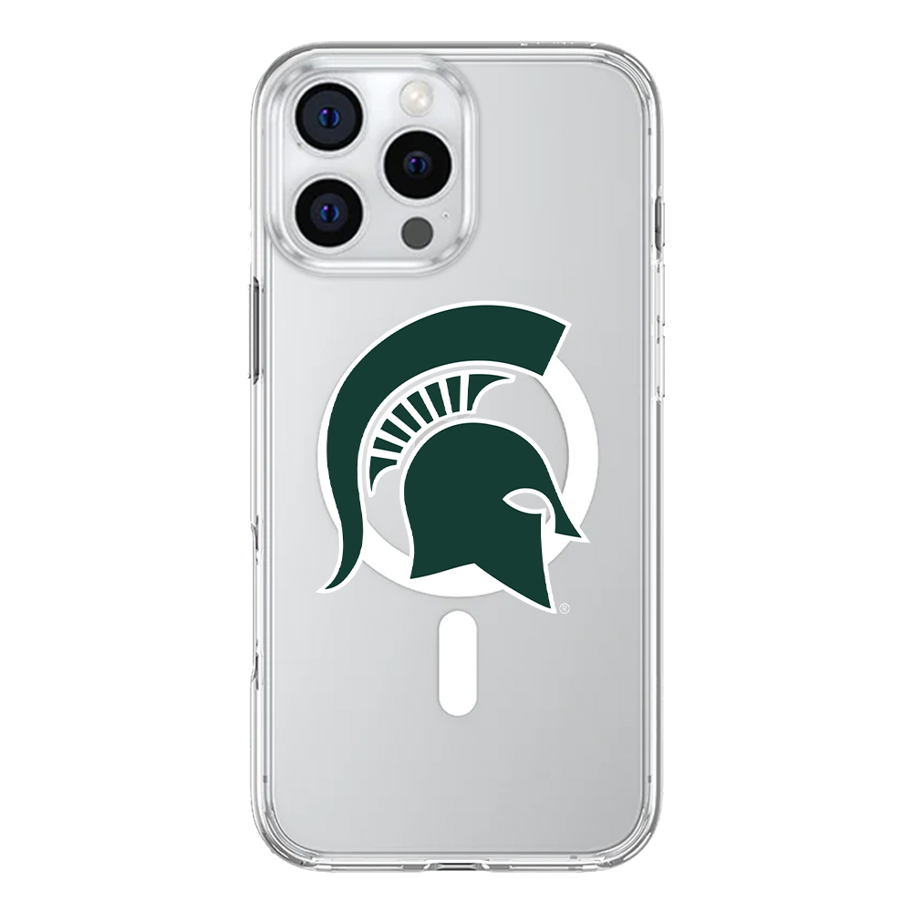 Michigan State Spartans InvisiCase Logo iPhone Cases