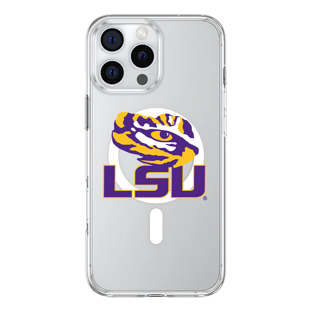 LSU Tigers InvisiCase Logo iPhone Cases