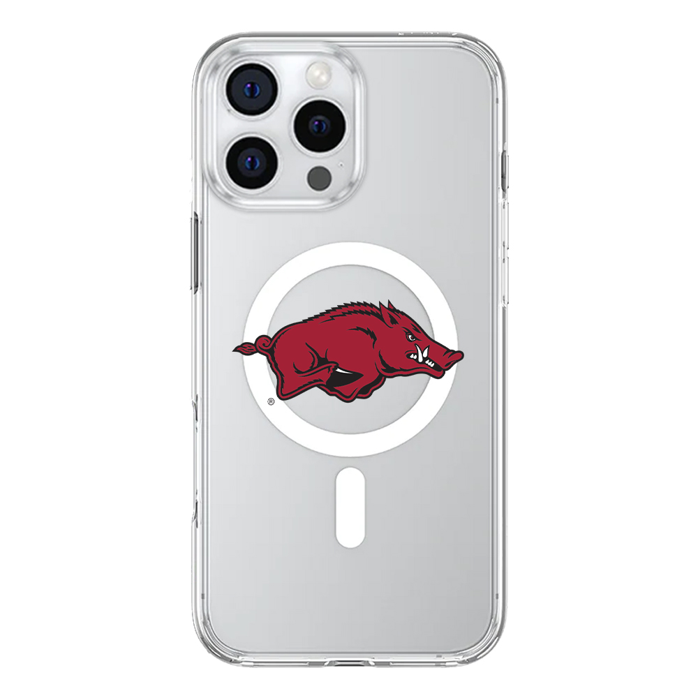 Arkansas Razorbacks InvisiCase Logo iPhone Cases