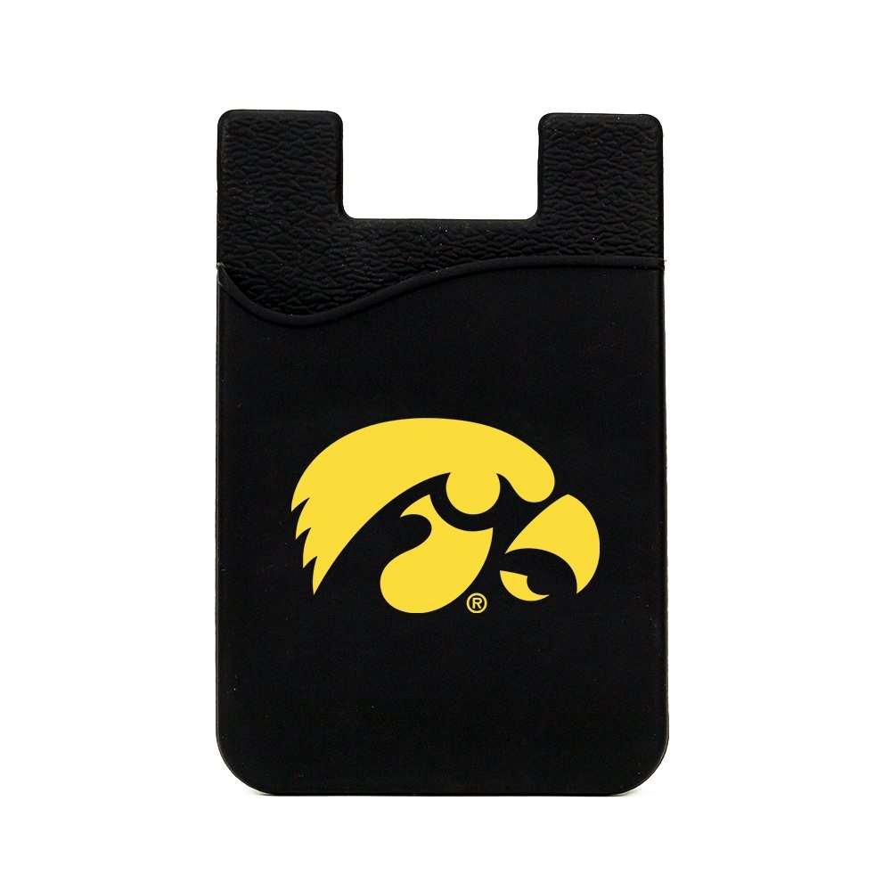 Iowa Hawkeyes Silicone Card Holder Phone Wallet