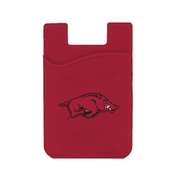 
Arkansas Razorbacks Silicone Card Holder/Phone Wallet