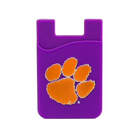 Clemson Tigers Silicone Card Holder/Phone Wallet
