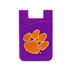 Clemson Tigers Silicone Card Holder/Phone Wallet
