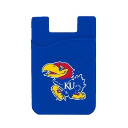 
Kansas Jayhawks Silicone Card Holder/Phone Wallet