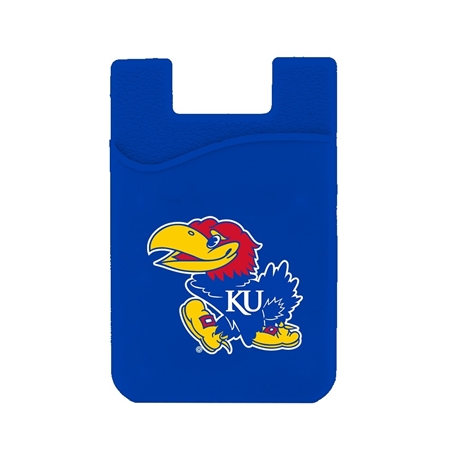 Kansas Jayhawks Silicone Card Holder/Phone Wallet
