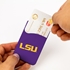 LSU Tigers Silicone Card Holder/Phone Wallet
