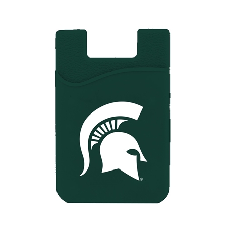 Michigan State Spartans Silicone Card Holder/Phone Wallet
