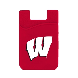 
Wisconsin Badgers Silicone Card Holder/Phone Wallet