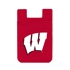 Wisconsin Badgers Silicone Card Holder/Phone Wallet
