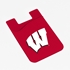 Wisconsin Badgers Silicone Card Holder/Phone Wallet
