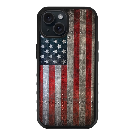 Guard Dog American Flag-American Might Case for iPhone 15

