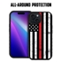 Guard Dog American Flag-Thin Red Line-Hero Case for iPhone 15
