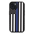 Guard Dog American Flag-Thin Blue Line-Honor Case for iPhone 15
