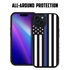 Guard Dog American Flag-Thin Blue Line-Honor Case for iPhone 15
