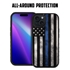 Guard Dog American Flag-Thin Blue Line-Legend Case for iPhone 15
