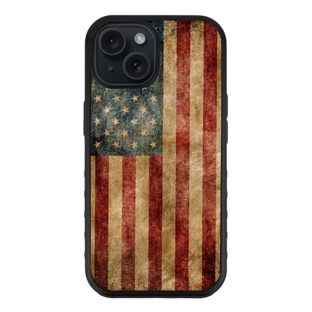 Guard Dog American Flag-Perseverance Case for iPhone 15
