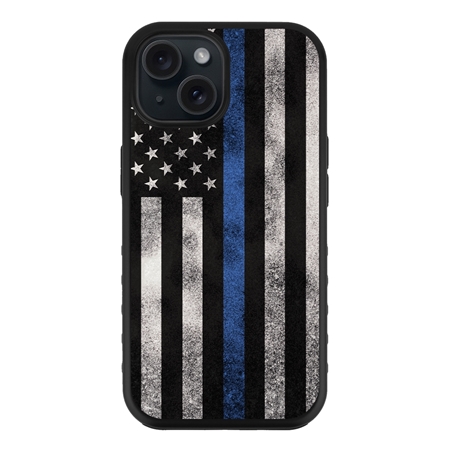 Guard Dog American Flag-Thin Blue Line-Legend Case for iPhone 15 Plus
