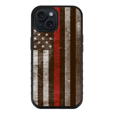 Guard Dog American Flag-Thin Red Line-Legend Case for iPhone 15 Plus
