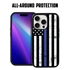 Guard Dog American Flag-Thin Blue Line-Hero Case for iPhone 15 Pro Max
