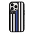 Guard Dog American Flag-Thin Blue Line-Honor Case for iPhone 15 Pro Max
