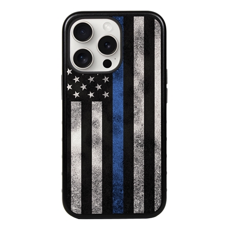 Guard Dog American Flag-Thin Blue Line-Legend Case for iPhone 15 Pro Max
