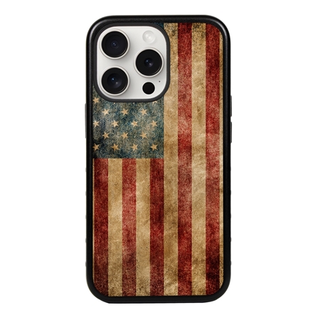 Guard Dog American Flag-Perseverance Case for iPhone 15 Pro Max
