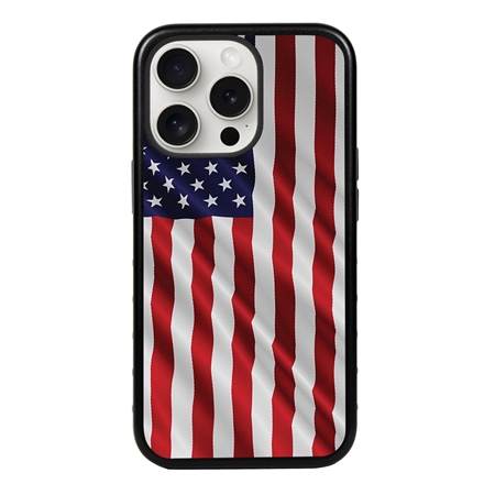 Guard Dog American Flag-Star Spangled Banner Case for iPhone 15 Pro Max
