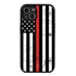 Guard Dog American Flag-Thin Red-Hero Case for iPhone 13 Mini
