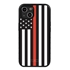 Guard Dog American Flag-Thin Red-Honor Case for iPhone 13 Mini

