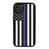 Guard Dog American Flag-Thin Blue-Honor Case for iPhone 13
