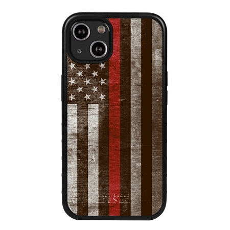 Guard Dog American Flag-Thin Red-Legend Case for iPhone 13
