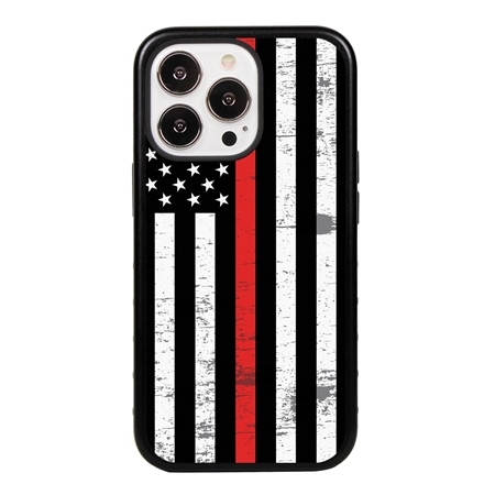 Guard Dog American Flag-Thin Red-Hero Case for iPhone 13 Pro
