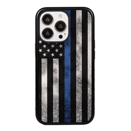 Guard Dog American Flag-Thin Blue-Legend Case for iPhone 13 Pro
