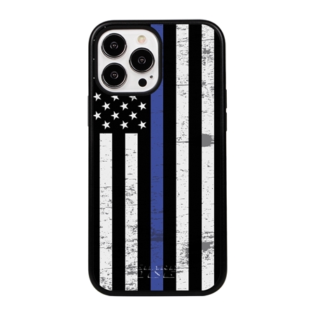 Guard Dog American Flag-Thin Blue-Hero Case for iPhone 13 Pro Max
