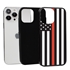 Guard Dog American Flag-Thin Red-Honor Case for iPhone 13 Pro Max
