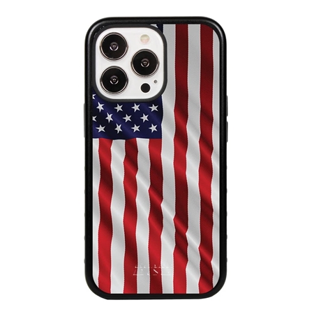 Guard Dog American Flag-Star Spangled Banner Case for iPhone 14 Pro

