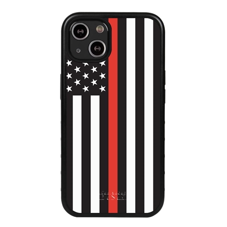 Guard Dog American Flag-Thin Red Line-Honor Case for iPhone 14 Plus
