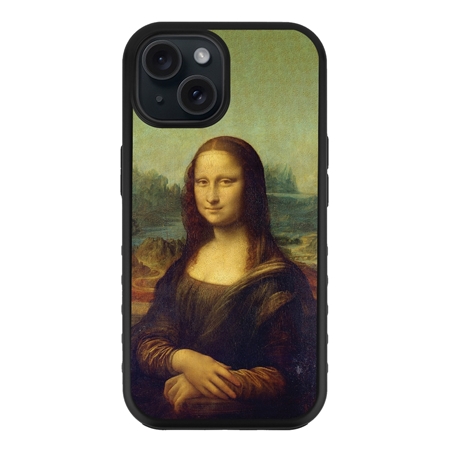 Famous Art Case for iPhone 15 (da Vinci - Mona Lisa) 
