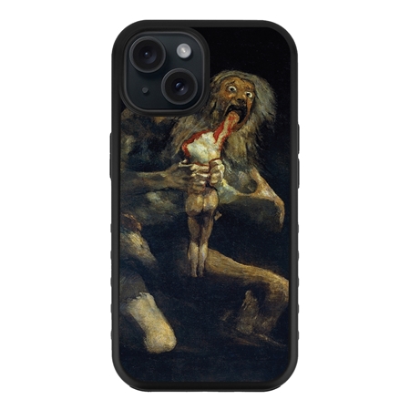 Famous Art Case for iPhone 15 (de Goya - Saturno Devouring his Son) 
