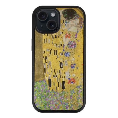 Famous Art Case for iPhone 15 (Klimt - The Kiss) 

