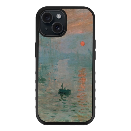 Famous Art Case for iPhone 15 (Monet - Impression Sunrise) 
