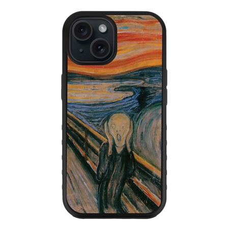 Famous Art Case for iPhone 15 (Munch - The Scream) 
