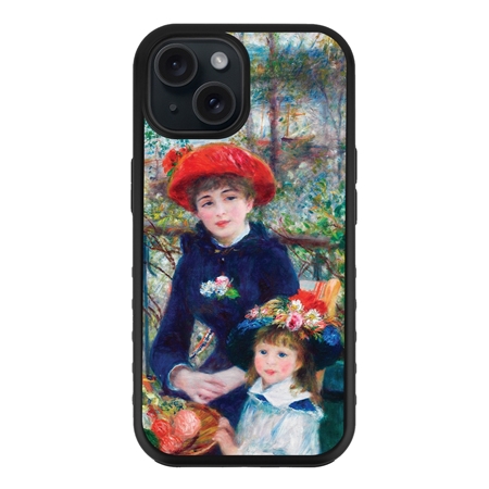 Famous Art Case for iPhone 15 (Renoir - Two Sisters) 
