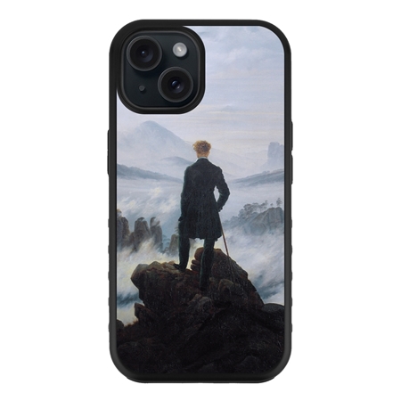 Famous Art Case for iPhone 15 Plus (Friedrich - Wanderer Above The Sea of Fog) 
