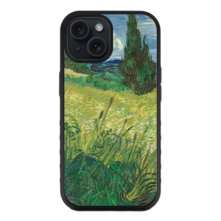 Famous Art Case for iPhone 15 Plus (Van Gogh - Green Field) 
