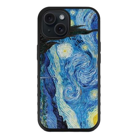 Famous Art Case for iPhone 15 Plus (Van Gogh - Starry Night) 
