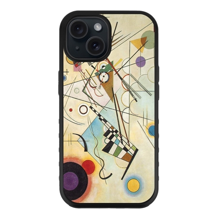Famous Art Case for iPhone 15 Plus (Kandinsky - Composition 8) 
