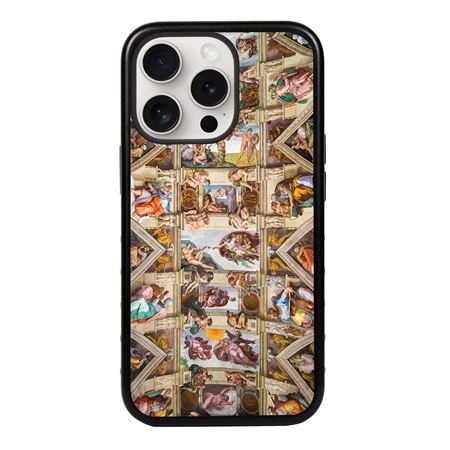 Famous Art Case for iPhone 15 Pro Max (Rafael - Sistine Chapel) 
